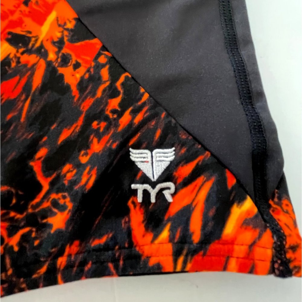TYR Durafast Elite GLISADE Diverge Jammer Men Swim - Black Orange  Size 32 - $55 - Picture 4 of 7